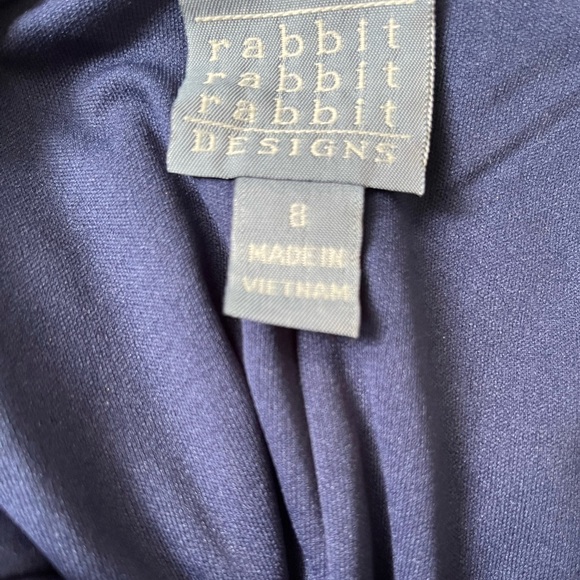 Rabbit Rabbit Rabbit dress in navy blue - Picture 4 of 8